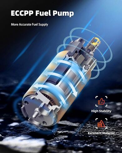 ECCPP Electric Fuel Pump Module Assembly w/Sending Unit Replacement for Dodge Magnum Charger Challenge for Chrysler 300 V6 2.7L 3.5L V8-5.7L E7241M in Kuwait