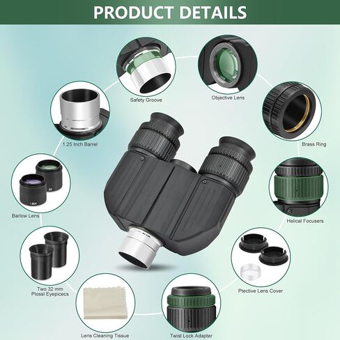 ALSTAR Stereo Pinocular Viewer - حزمة مع - 1.25 "7pcs مجموعة مرشح in Saudi Arabia
