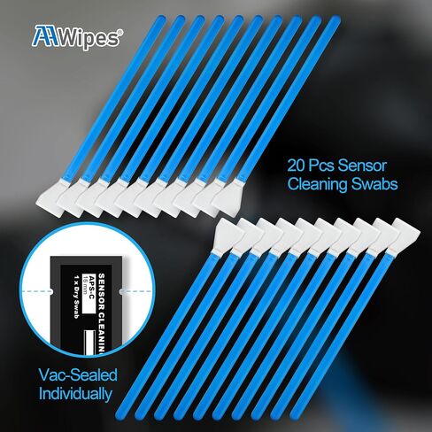 AAWipes Sensor Cleaning Swabs for Full Frame Sensor of DDR24 DSLR or SLR (20 Pack of 24mm Sensor Cleaning Swabs) (HCS-24) in Kuwait
