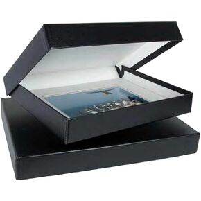 أساليب الأرشيف onyx 20x24x2 "مربع محفظة ، 20-1/8x24-1/8" ، باكرام أسود/أبيض in Kuwait