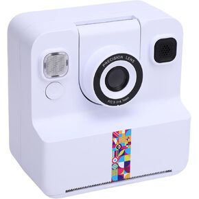كاميرا طباعة فورية EBTOOLS ، شاشة 2.4 بوصة عالية الدقة ، 24 ميجابكسل ، تسجيل فيديو 1080 بكسل ، صورة شخصية ، كاميرا 180 درجة ، إطارات ومرشحات ممتعة ، بطارية 1200mAh ، 1G ، للطلاب ، المبدعين (أبيض) in Kuwait