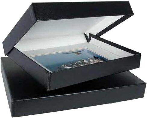 أساليب الأرشيف onyx 20x24x2 "مربع محفظة ، 20-1/8x24-1/8" ، باكرام أسود/أبيض in Kuwait