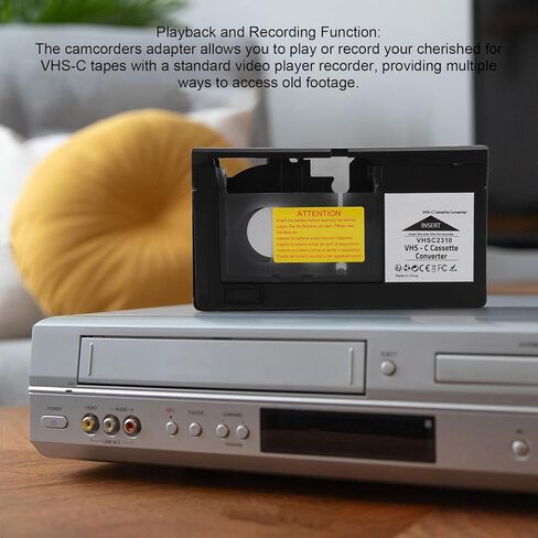 محول VHS C الآلي Greensen ، متوافق مع camcorders ، مشغل ، شريط تحويل المسجل غير متوافق مع 8 مم ، minidv ، hi8 in Saudi Arabia
