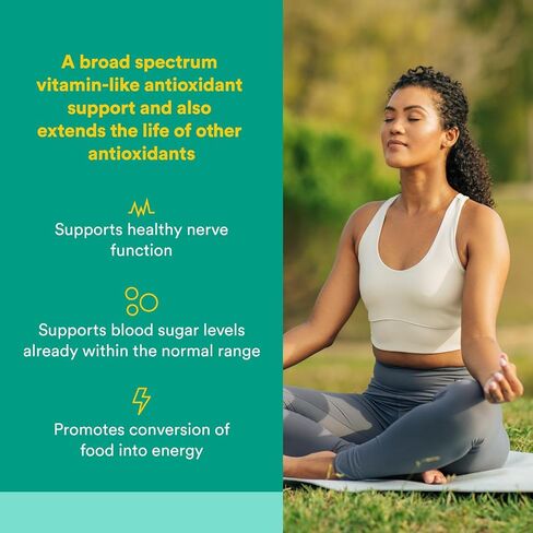 Natural Factors, Alpha-Lipoic Acid 200 mg, Antioxidant Support to Help Maintain Glucose Levels Already in a Normal Range, 120 Capsules (120 Servings) in Saudi Arabia