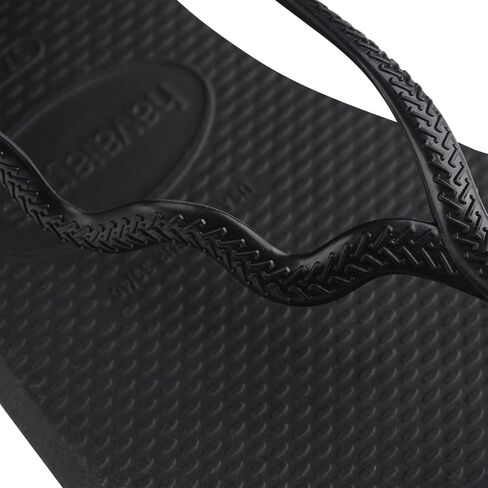 Havaianas Women's Soleil Sandals - صندل حزامين للنساء - الأسود ، 7/8 in Saudi Arabia