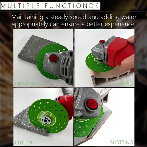 Diamond Chamfering Saw Blade for Angle Grinder,Rock Slab Grinding Disc,Glass Cutting Disc（10 Pieces） 4-1/2" X 7/8-inch Cutter, Cutting and Grinding Ceramics Glass Rock,Slab Crystals Tile and Jade in Saudi Arabia