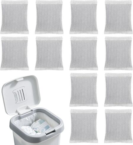 12pcs Carbon Filter Refills for Playtex, Activated Charcoal Odor Absorbing Deodorizer for Diaper Pail Systems Trash Cans Closets & Shoe Cabinets in Saudi Arabia