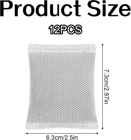 12pcs Carbon Filter Refills for Playtex, Activated Charcoal Odor Absorbing Deodorizer for Diaper Pail Systems Trash Cans Closets & Shoe Cabinets in Saudi Arabia