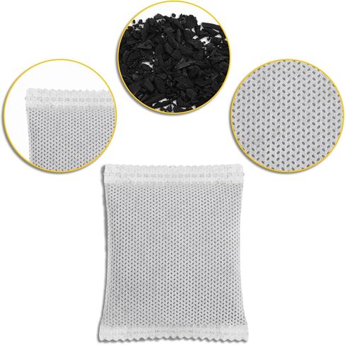 12pcs Carbon Filter Refills for Playtex, Activated Charcoal Odor Absorbing Deodorizer for Diaper Pail Systems Trash Cans Closets & Shoe Cabinets in Saudi Arabia
