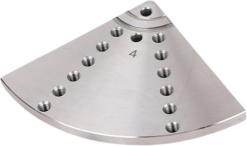 8in مسطحة 8 بوصة مخرطة الخشب تشاك رقم 45 الصلب تركز ذاتي قابل للتعديل مع 16pcs براغي توصيل تفتقة in Saudi Arabia