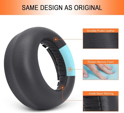 GVOEARS Ear Pads Cushions Replacement for Sony PlayStation 5 PS5 Pulse 3D Wireless Headset (Breathable Mesh Fabric) in Saudi Arabia