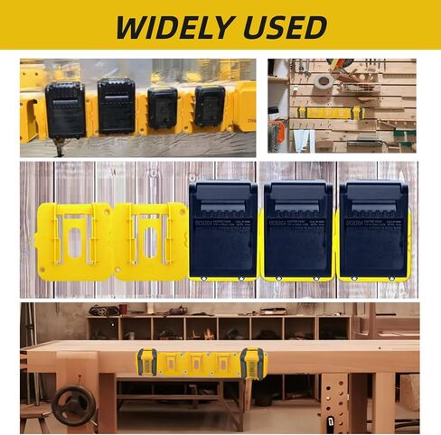 12 Pack Battery Mount Holder Compatible for Dewalt 20V 60V Battery Holder Fit for DCB200 DCB203 DCB205 DCB206 in Saudi Arabia