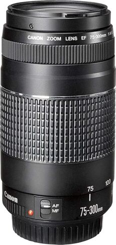 Canon EF 75-300mm F/4-5.6 III Teamepleto Zoom Lens for Canon SLR Cameras in Kuwait