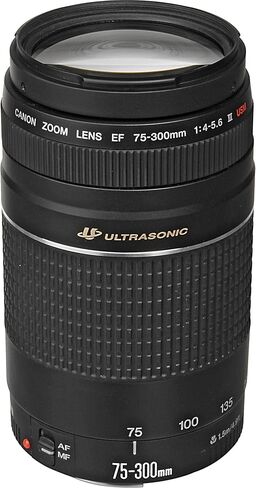 Canon EF 75-300mm F/4-5.6 III Teamepleto Zoom Lens for Canon SLR Cameras in Kuwait