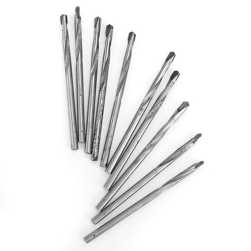 كربيد مستقيم شانك تويست تويست قليلا الصلابة عالية صلابة آلة خشبية البلاستيك المعادن 10pcs (6.8 ملم (10 قطع)) in Saudi Arabia