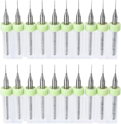 #US 20pcs PCB Drill Bits 0.3mm Tungsten Rotary Tool Jewelry CNC Engraving in Saudi Arabia