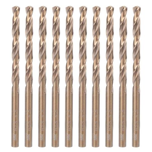 بت تويست فولاذ عالي السرعة بتات الحفر المتميزة تأثير ناعم الدقة 10pcs 6.0/6.5/7.0/7.5 مم (7.0 10 قطع لكل صندوق/مطحنة كاملة 4341) in Saudi Arabia