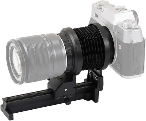 Len/Body Camera Lens Macro Extension Bellows Single/Dual-Track Close-up Skin Cavity Macro Skin Cavity Bellows Len Extension Tube (Dual-Track) in Saudi Arabia
