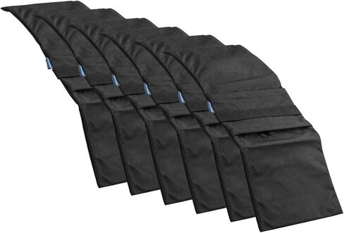 Flashpoint Empty Saddle Sandbag, Water-Resistant Cordura Nylon - (27 lb Capacity, Black) (6 Pack) in Saudi Arabia