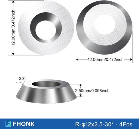 12PCS Tungsten Carbide Routters Set Set ، أدوات مخرطة لأدوات تحول المخرطة الخشبية ، مزودًا بمسامير ومفك البراغي (Silver-12pcs) in Saudi Arabia