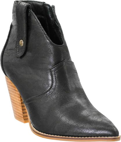 Corkys Footwear Hey Girl Womens Bar Hoppin 3.5-Inch Stacked Heel Booties, With Corkys Soft EVA insoles, An Inside zip For Easy On And Off, and Two Pull On Loops in Saudi Arabia