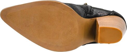 Corkys Footwear Hey Girl Womens Bar Hoppin 3.5-Inch Stacked Heel Booties, With Corkys Soft EVA insoles, An Inside zip For Easy On And Off, and Two Pull On Loops in Saudi Arabia