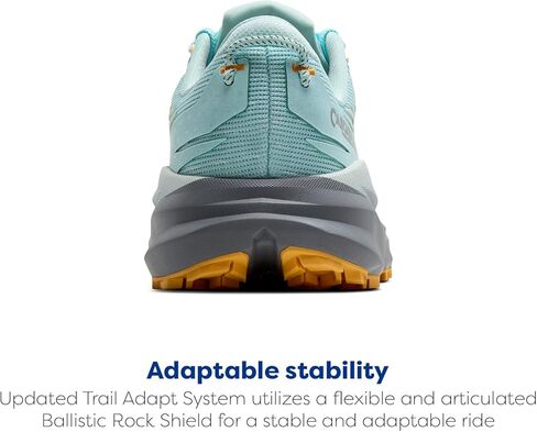Brooks Women’s Cascadia 19 Mountain Trail Running Shoe - Clearwater/Primer Grey/Apricot - 9 Wide in Kuwait