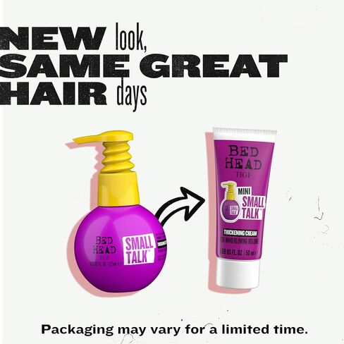 رأس حبة من Tigi Small Talk Mini 3 -in -1 كريم تكثيف الشعر - استخدم للشعر الضخم - للشعر الناعم والحماس - استخدام على الشعر الرطب - منتجات تسمك الشعر المتميزة - 8 أونصة (3 عبوات) in Kuwait