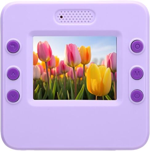 Yunseity HD كاميرا طباعة فورية للأطفال ، 24 ميجابكسل صورة 1080p ألعاب الكاميرات الرقمية ، 2.4in شاشة 180 درجة Flip Camera Selfie (Purple) in Saudi Arabia