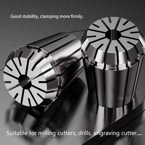 2Pcs/Set ER-16 2mm Spring Collet Chuck Milling Tool Bits Holder for Lathe Machine (ER-16 2mm) in Saudi Arabia
