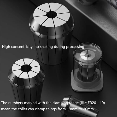2Pcs/Set ER-16 2mm Spring Collet Chuck Milling Tool Bits Holder for Lathe Machine (ER-16 2mm) in Saudi Arabia
