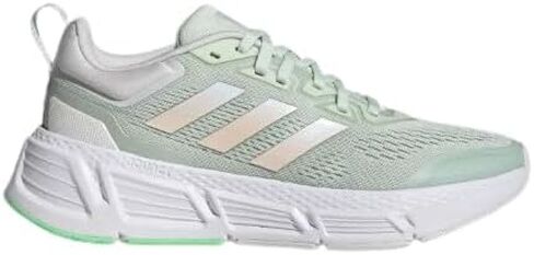 أديداس Questar Linen Green/Dash Gray/Bliss Orange 10.5 B (M) in Saudi Arabia