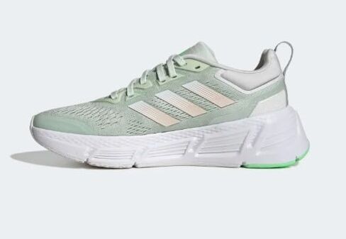أديداس Questar Linen Green/Dash Gray/Bliss Orange 10.5 B (M) in Saudi Arabia
