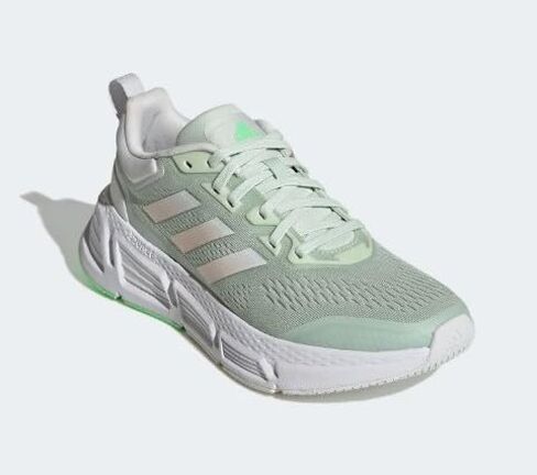 أديداس Questar Linen Green/Dash Gray/Bliss Orange 10.5 B (M) in Saudi Arabia