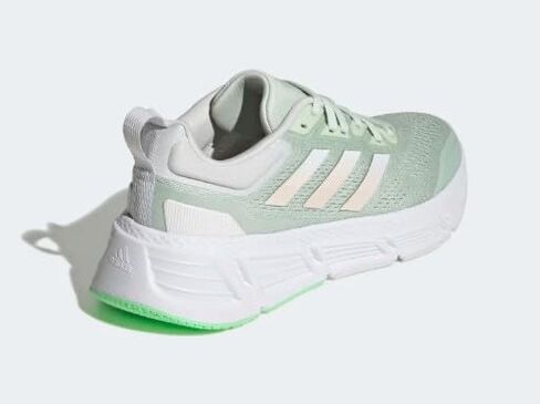 أديداس Questar Linen Green/Dash Gray/Bliss Orange 10.5 B (M) in Saudi Arabia