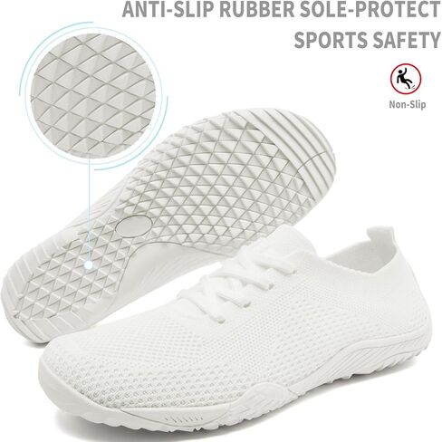 Barefoot Shoes Women Zero Drop Minimalist Tennis Sneakers Slip On Lightweight Comfortable for Gym Running Trail Workout Walking Shoes in Saudi Arabia