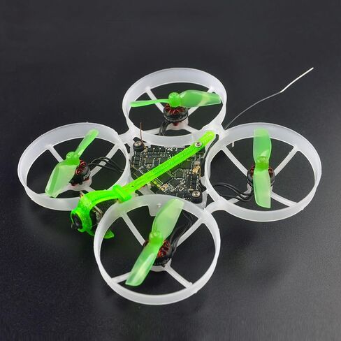 HappyModel 75mm V4 Frame Frame FPV Drone Frame 2PCS-إطار متين خفيف الوزن لـ MOBLITE7 MOBULA7 1S/HD-يدعم الدعائم 40 مم ، وتصميم FC منخفضة ، وأسود وأبيض شفاف in Kuwait