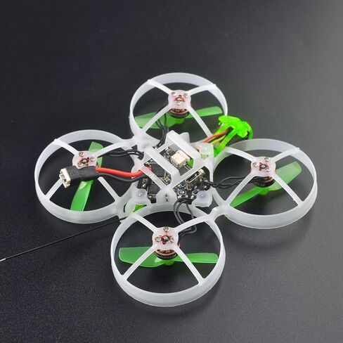 HappyModel 75mm V4 Frame Frame FPV Drone Frame 2PCS-إطار متين خفيف الوزن لـ MOBLITE7 MOBULA7 1S/HD-يدعم الدعائم 40 مم ، وتصميم FC منخفضة ، وأسود وأبيض شفاف in Kuwait