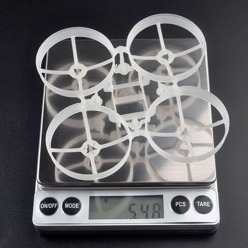 HappyModel 75mm V4 Frame Frame FPV Drone Frame 2PCS-إطار متين خفيف الوزن لـ MOBLITE7 MOBULA7 1S/HD-يدعم الدعائم 40 مم ، وتصميم FC منخفضة ، وأسود وأبيض شفاف in Kuwait
