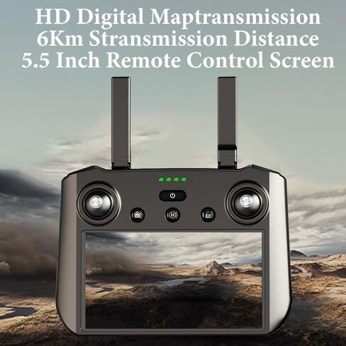 X-Verse KF104 MAX2 بدون طيار مع كاميرا للبالغين 4K ، شاشة RC ، مسافة 6 كم ، 3 محاور GIMBAL EIS ، طائرة بدون طيار احترافية مع تجنب العقبات ، مرور GPS الرقمي Quadcopter ، 3 بطاريات لمدة 120 دقيقة كحد أقصى للطيران in Kuwait