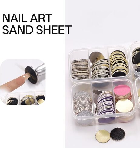 60 PCS Interchangeable Sandpaper Discs, 80, 150 and 240 Grit, for Use with Electric Pedicure Tools to Remove Dead Skin and Calluses with Sandpaper, Black, White, Pink in Saudi Arabia