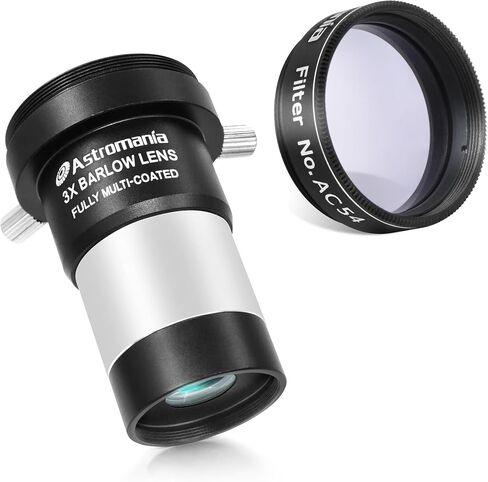Astromania 1.25" Color/Planetary Filter - #AC54 - Bundle with - 3X Barlow Lens Upgraded 1.25 inch in Saudi Arabia