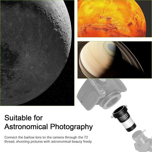 Astromania 1.25" Color/Planetary Filter - #AC54 - Bundle with - 3X Barlow Lens Upgraded 1.25 inch in Saudi Arabia