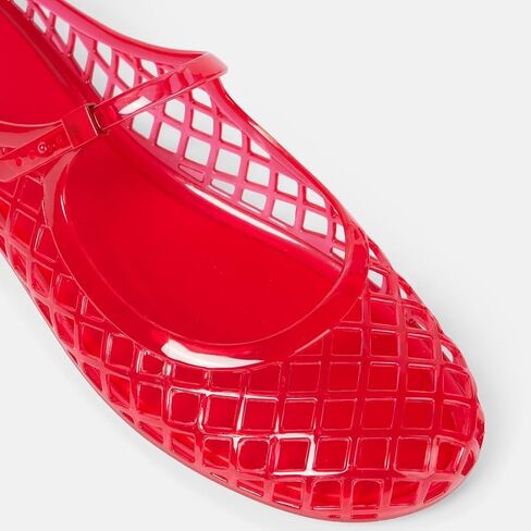 MAVMAX Clear Jelly Slide Sandals for Women Mary Jane Mules Breathable Closed Toe Flat Summer Slip On Mesh Slides for Woman in Kuwait