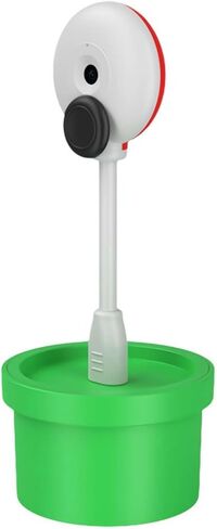 كاميرا نباتية للتبديل 2 HD فيديو ، تصميم مستوحى من FlowerPot ، زاوية قابلة للتعديل ، منفذ USB-C ، مع غطاء عدسة الخصوصية المنزلق ، لمكالمات الألعاب والفيديو (أصفر) in Kuwait