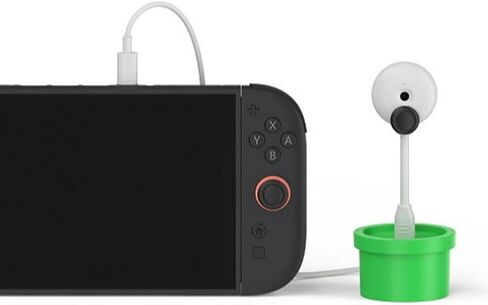 كاميرا نباتية للتبديل 2 HD فيديو ، تصميم مستوحى من FlowerPot ، زاوية قابلة للتعديل ، منفذ USB-C ، مع غطاء عدسة الخصوصية المنزلق ، لمكالمات الألعاب والفيديو (أصفر) in Kuwait