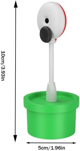 كاميرا نباتية للتبديل 2 HD فيديو ، تصميم مستوحى من FlowerPot ، زاوية قابلة للتعديل ، منفذ USB-C ، مع غطاء عدسة الخصوصية المنزلق ، لمكالمات الألعاب والفيديو (أصفر) in Kuwait