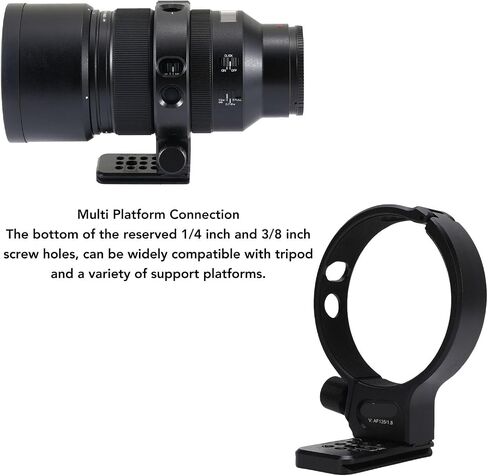 خاتم جبل ترايبود Gugxiom لـ AF135mm F1.8 Lab ، Fe ، Henses - طوق ثلاثي القوائم مع لوحة QR 70mm و 1/4 "3/8" in Saudi Arabia