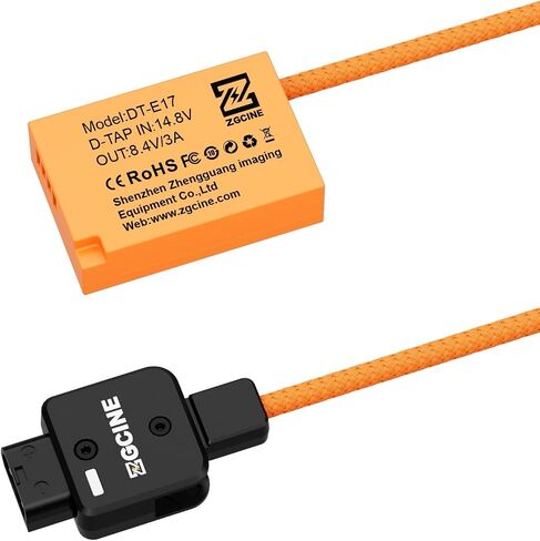 D-TAP to LP-E17 Dummy Battery for Canon EOS R8 R10 RP R50 R100 M5 M6 M6MarkII 200D 750D 760D 850D 800D 9000D Camera, 50cm in Saudi Arabia