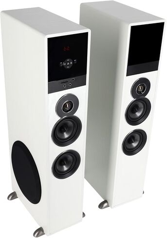 مكبرات صوت برجية للمسرح المنزلي تعمل بالطاقة الكرزية من Rockville TM80C مقاس 8 بوصات فرعية/بلوتوث/USB in Kuwait